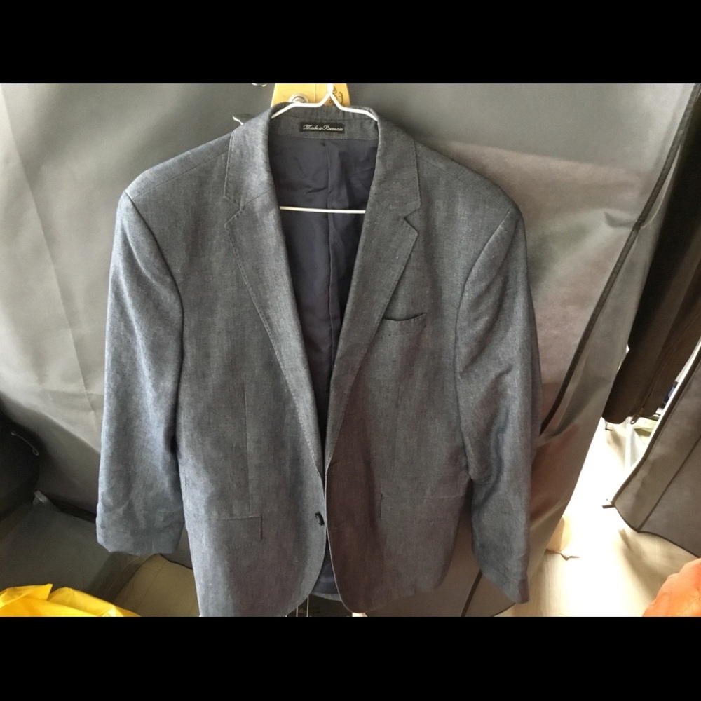 HM cotton linen blazer 36R